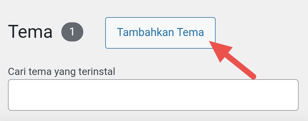 Tambahkan tema