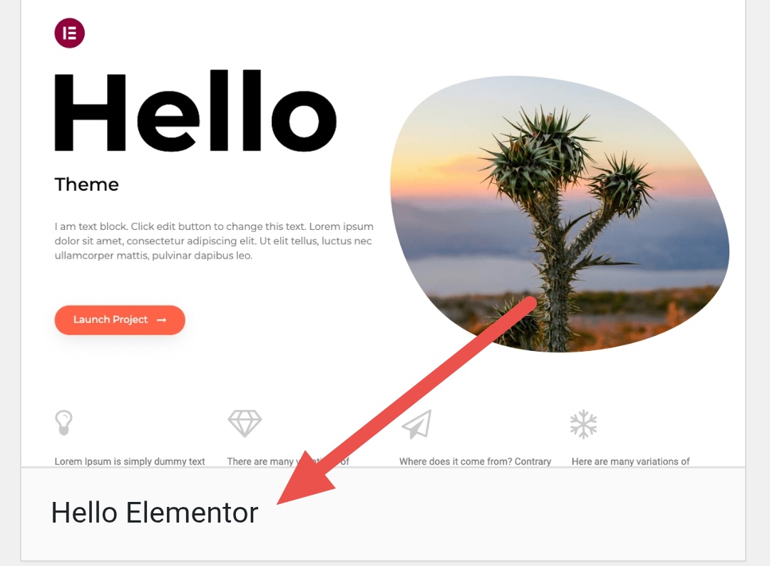 Hello Elementor