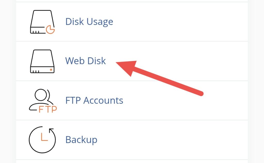 Web disk