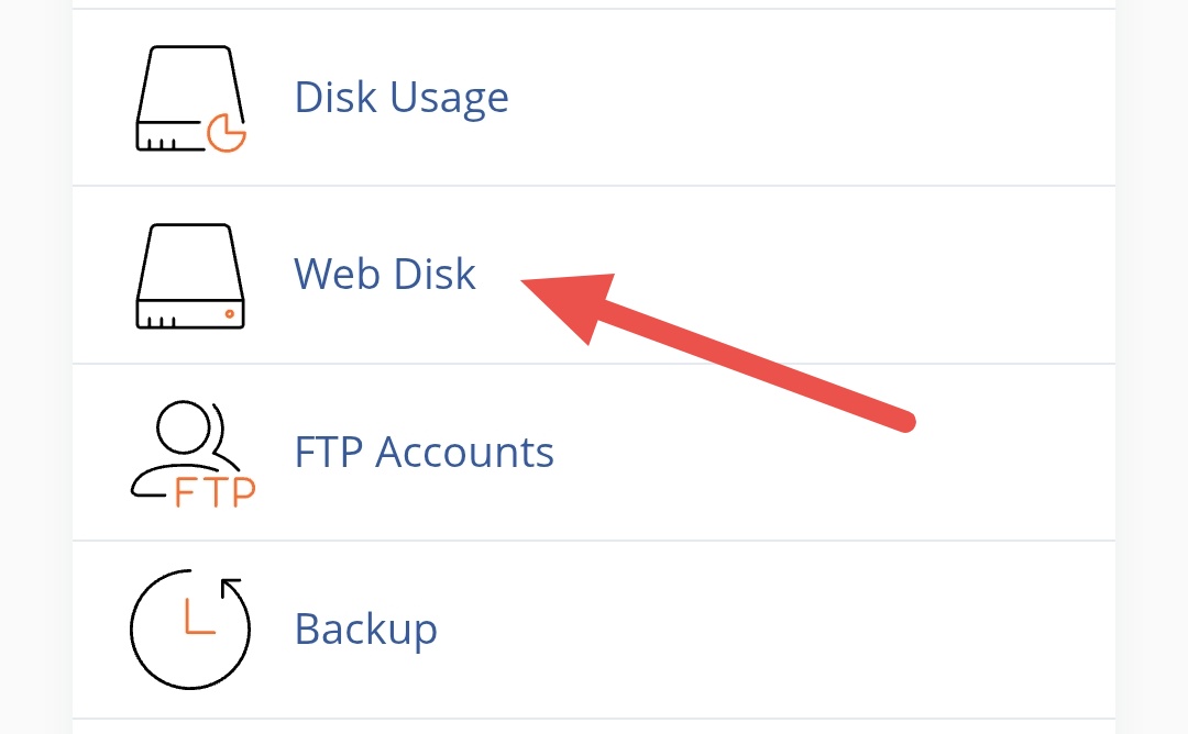 Web disk