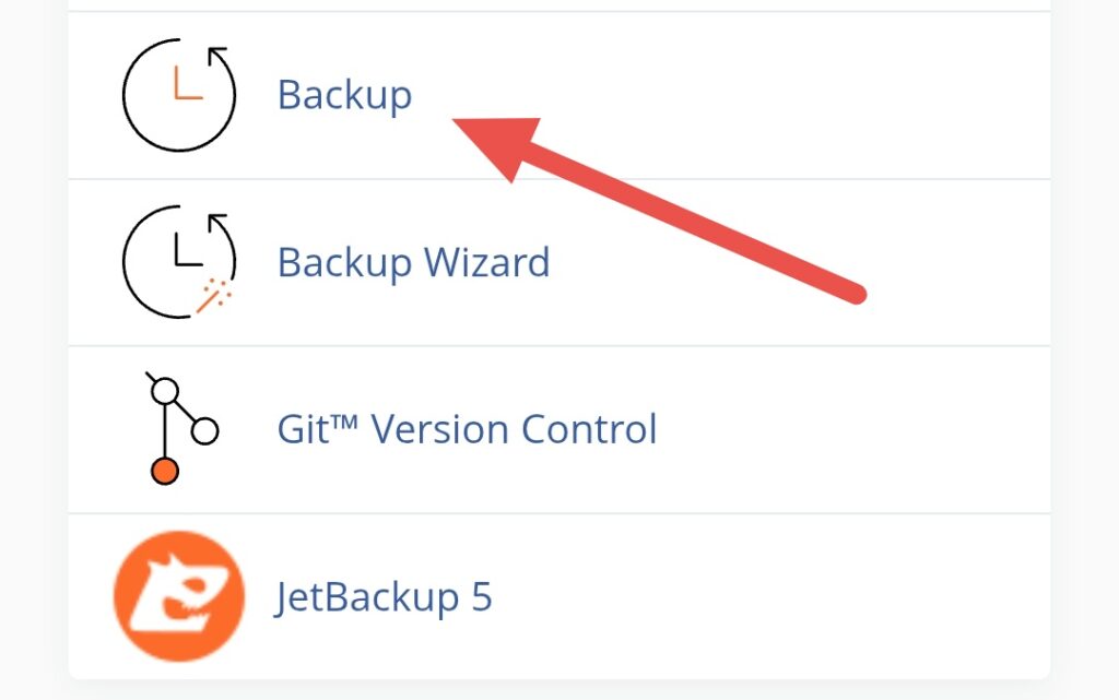 Backup