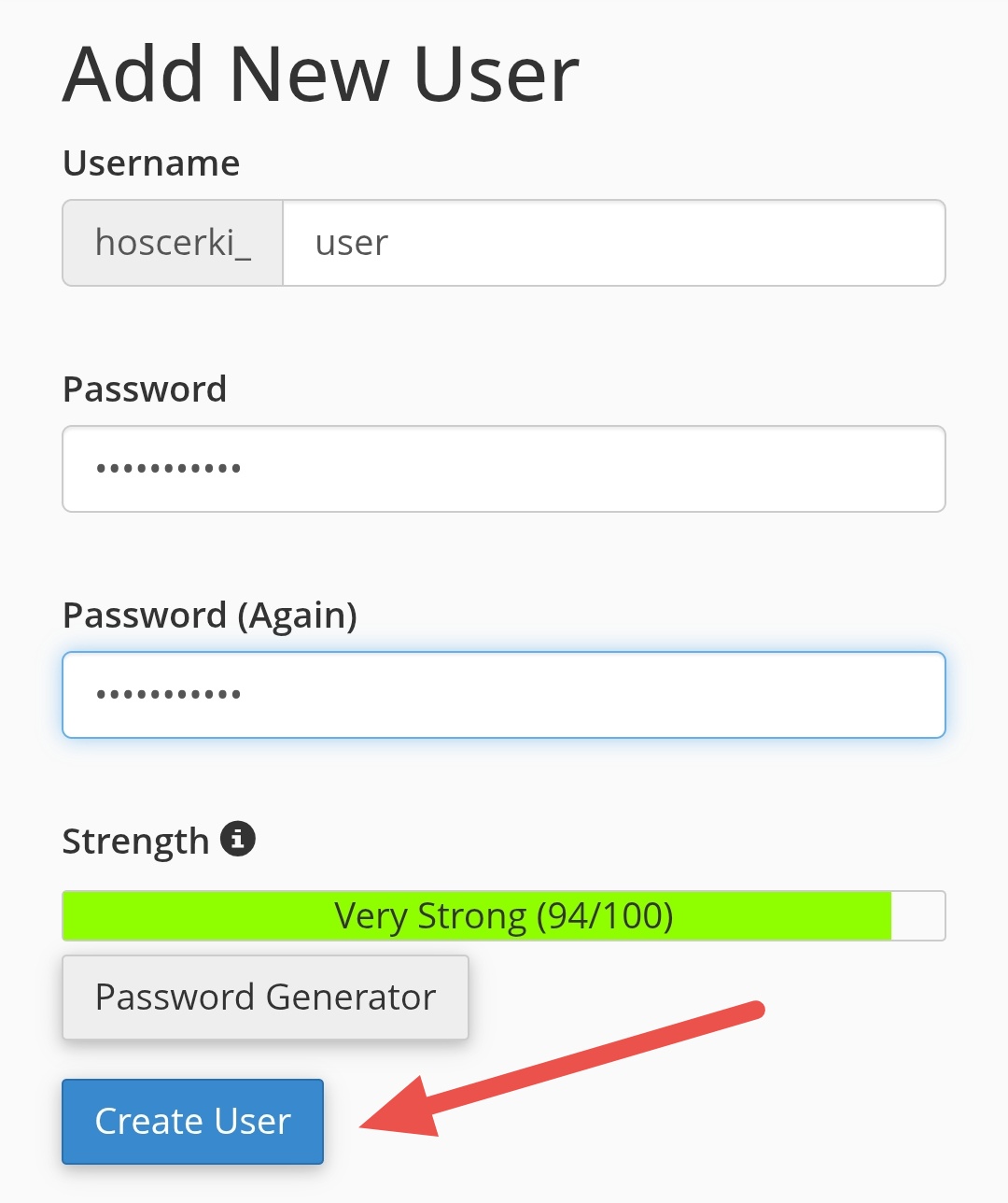 User database