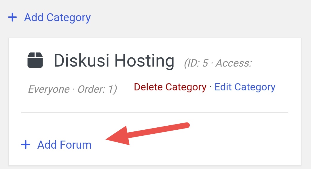 Add Forum