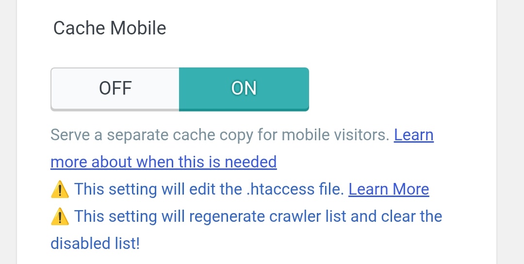Cache Mobile