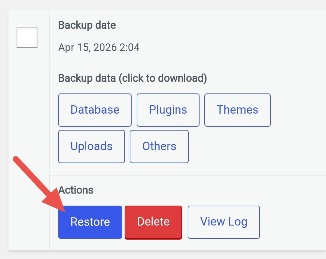 Restore