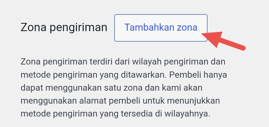 Zona Pengiriman