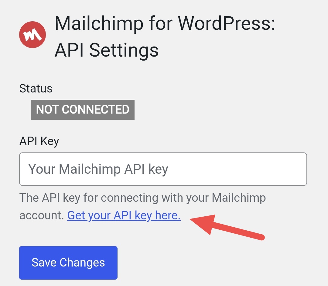 Get your API key here.